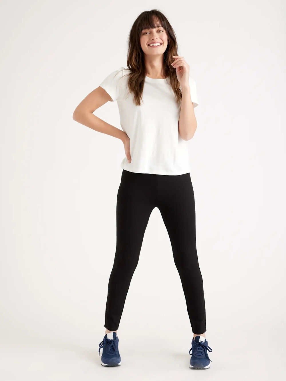 Quince Ultra Stretch Ponte Skinny Pants Black Size Small NWOT